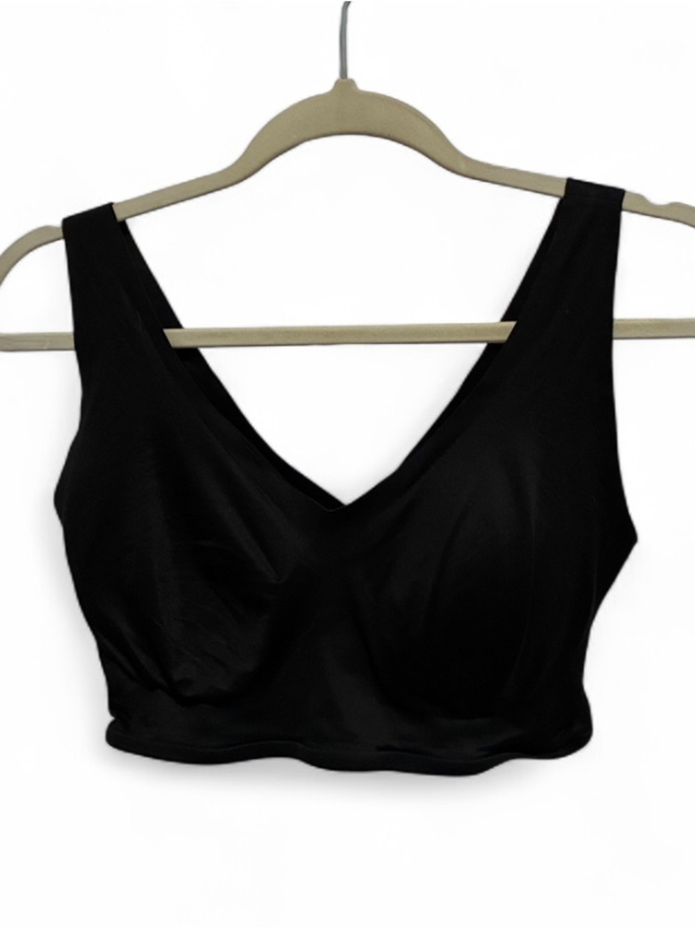 Soma Enbliss Black Padded V Neck Comfort Wireless Bralette